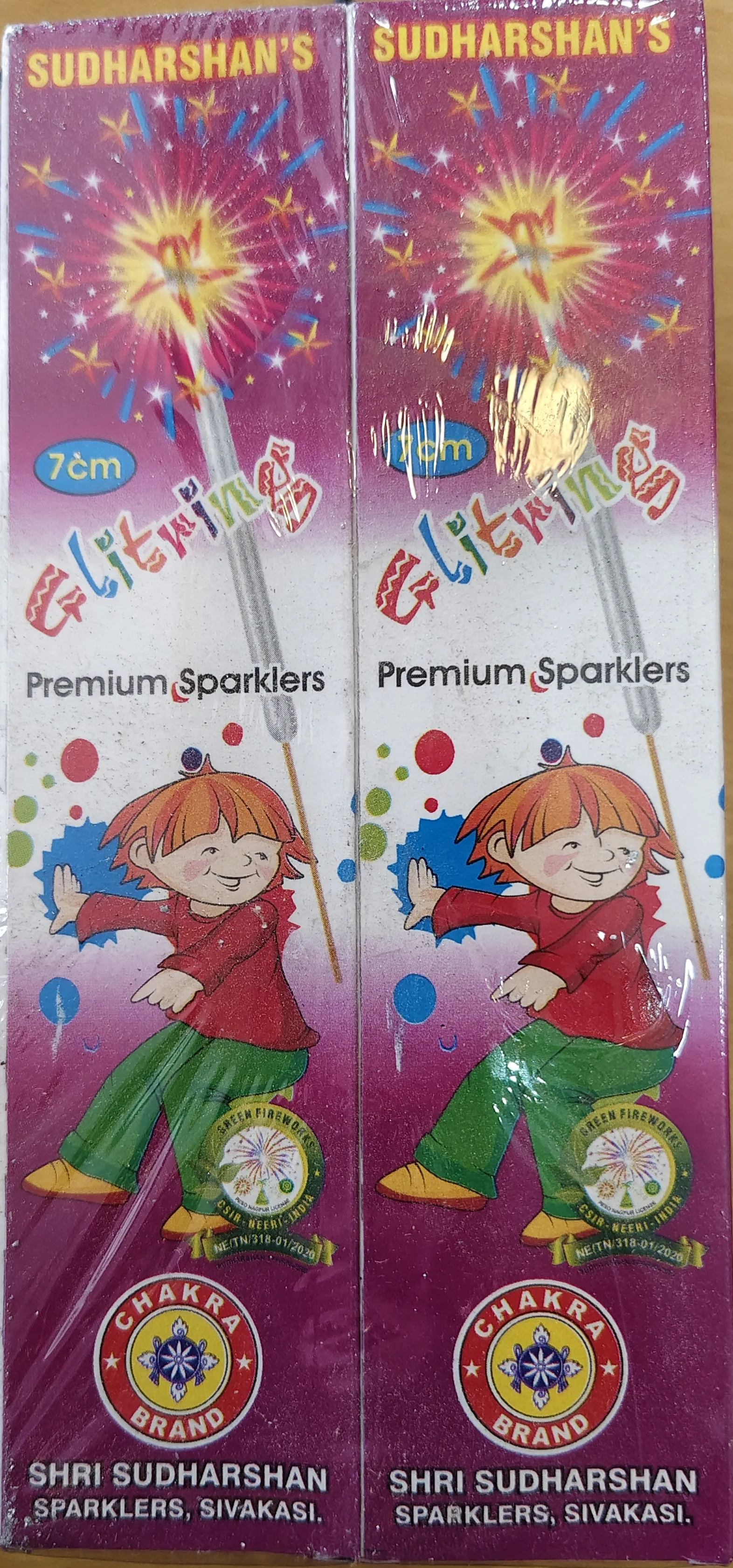 7CM COLOUR SPARKLERS